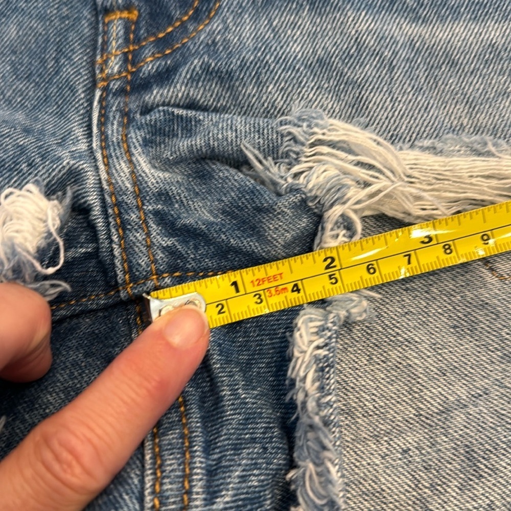 Levi’s 501 Original Fit HIGH Rise Women’s Shorts Size 24 - Picture 5 of 8